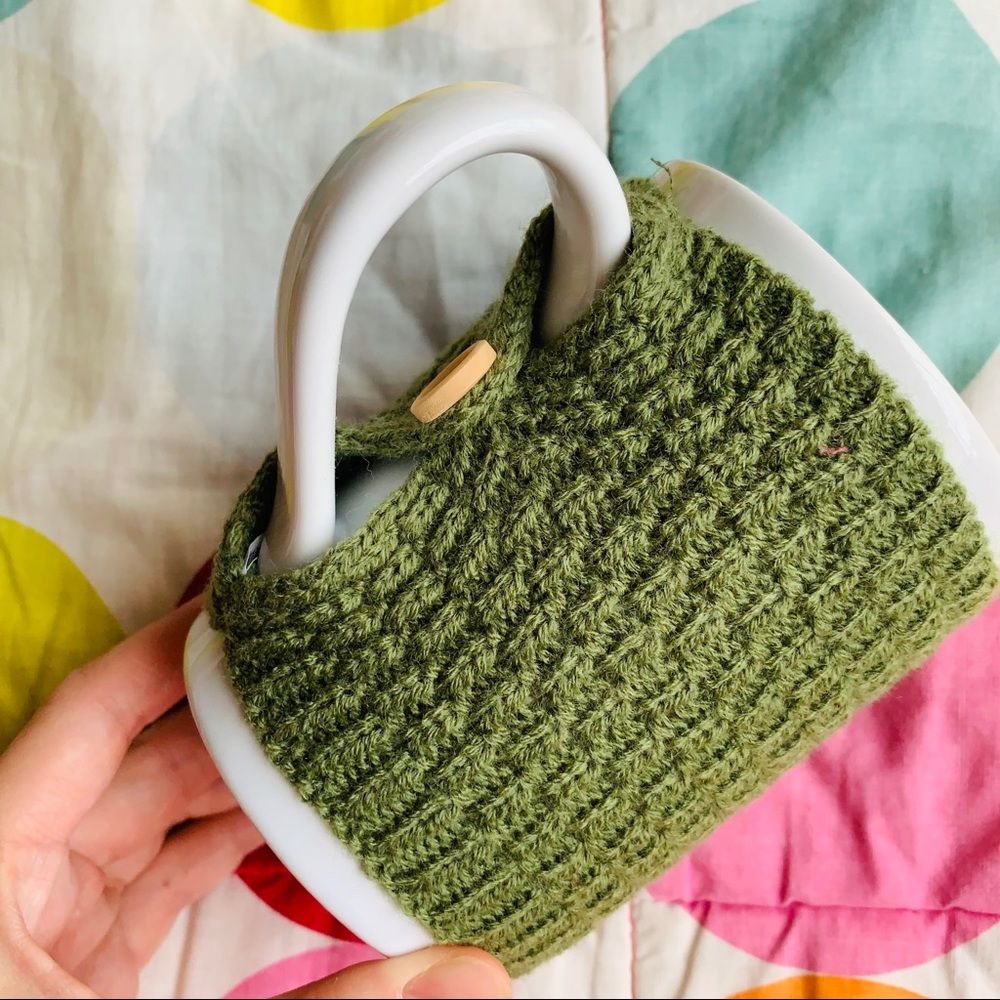 NWT Target Opalhouse Green Sweater White Mug - Picture 6 of 11
